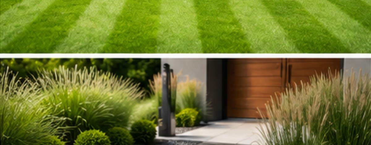 Clean garden pathway